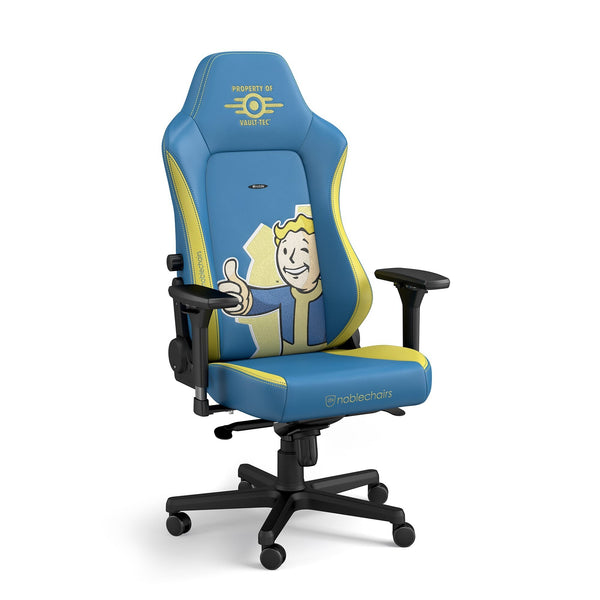noblechairs HERO Gaming Chair - Fallout Vault-Tec Edition - Blue/Yellow