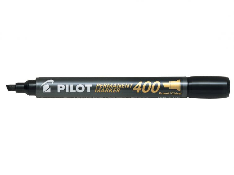 Pilot 400 permanent marker Chisel tip Black 20 - image 2