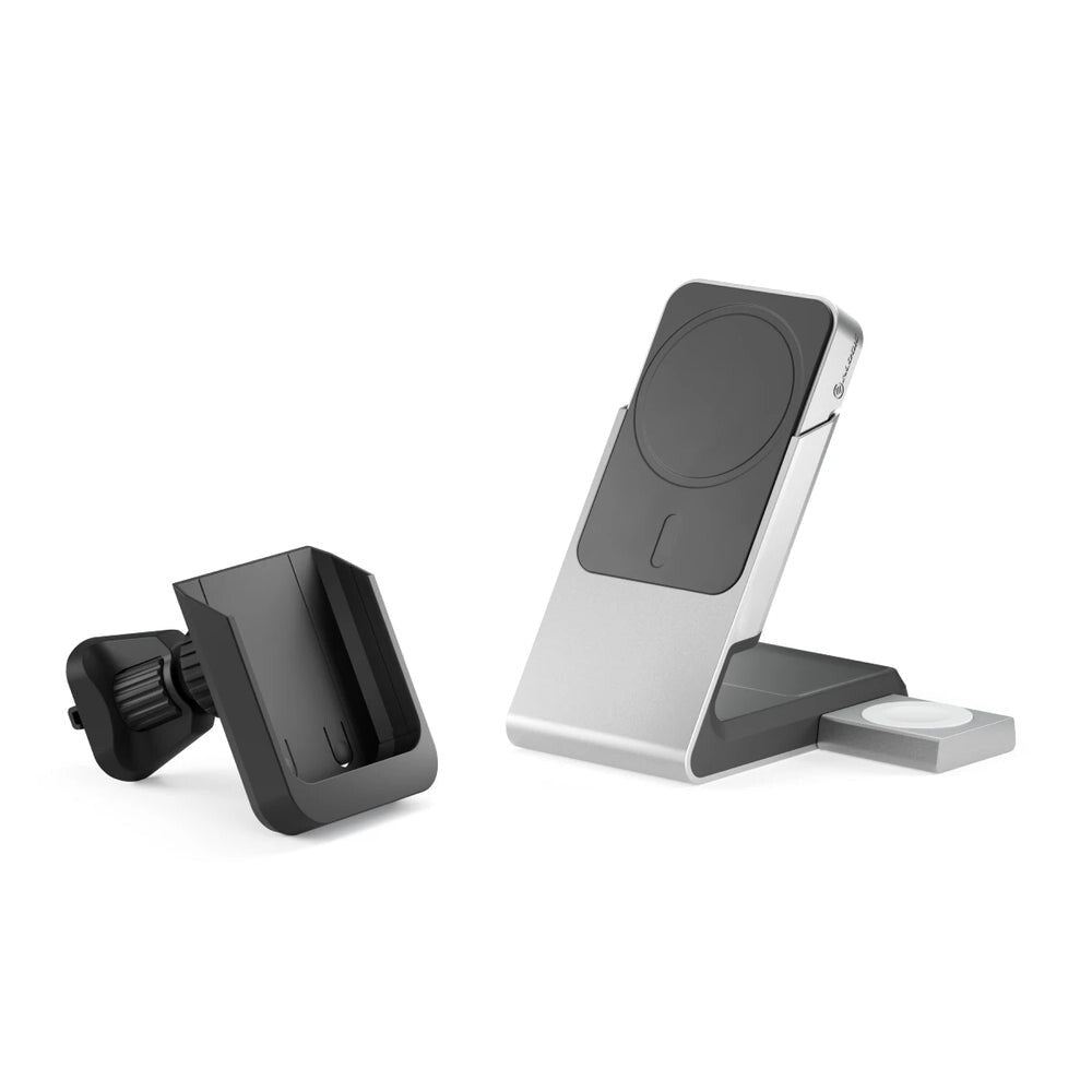 ALOGIC Matrix+ Flow 3-in-1 Charging Dock with Car Charger Cradle & Wireless Powerbank