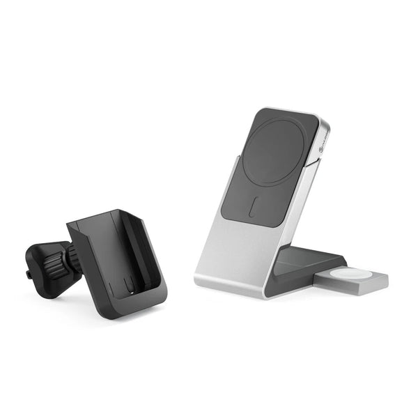 ALOGIC Matrix+ Flow 3-in-1 Charging Dock with Car Charger Cradle & Wireless Powerbank