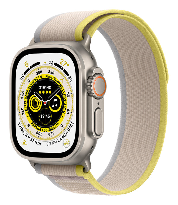 Apple Watch Ultra OLED 49 mm Digital 410 x 502 pixels Touchscreen 4G Titanium Wi-Fi GPS (satellite)