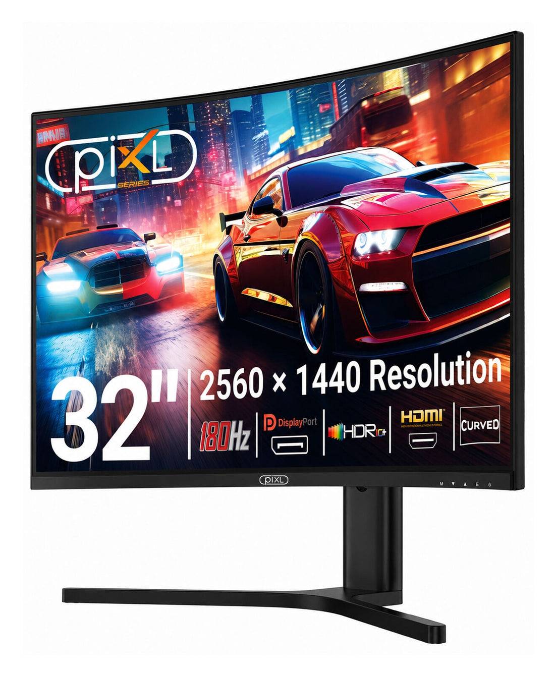 piXL X-Series 32" QHD IPS 180Hz Curved Gaming Monitor (27GS32QIDPHA) - image 2
