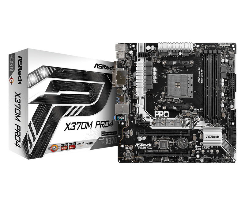 Asrock X370M Pro4 AMD X370 Socket AM4 micro ATX