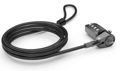 Compulocks T-bar Security Combination Cable Lock Black