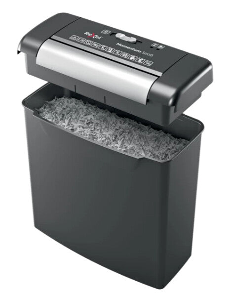Rexel S206 paper shredder Strip shredding 22 cm Black, Silver - image 2