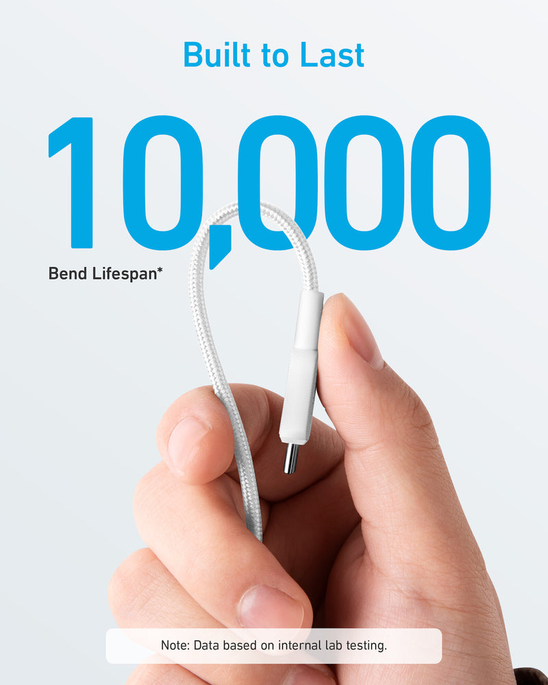 Anker 322 USB cable 1.8 m USB C White