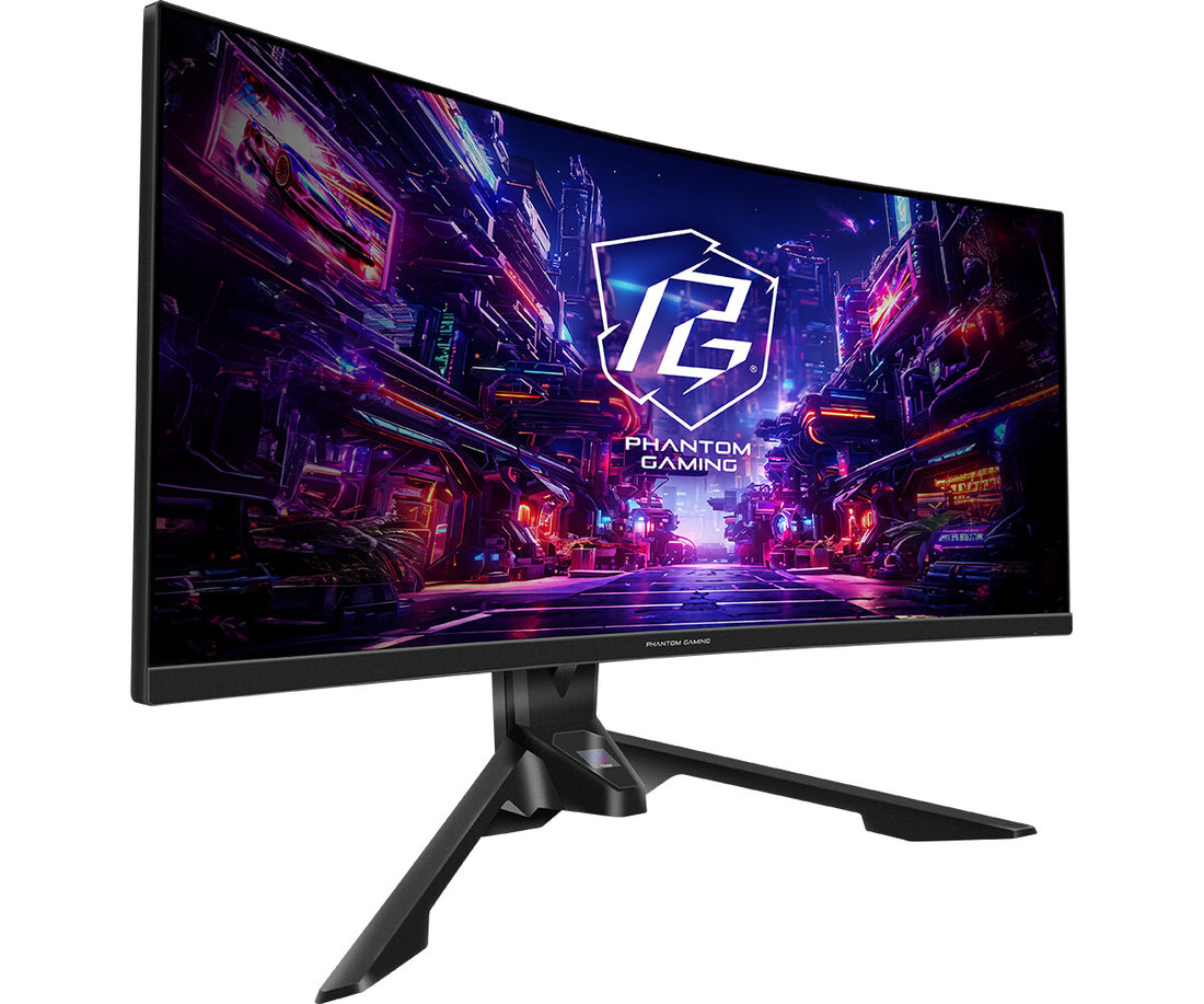 ASRock Phantom Gaming 34" WQHD 180Hz Curved Gaming Monitor (PG34QRT3A) - image 2