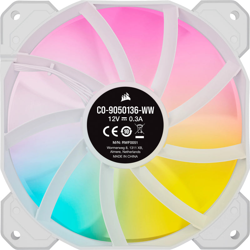 Corsair SP120 RGB ELITE Computer case Fan 12 cm White 3 pc(s)