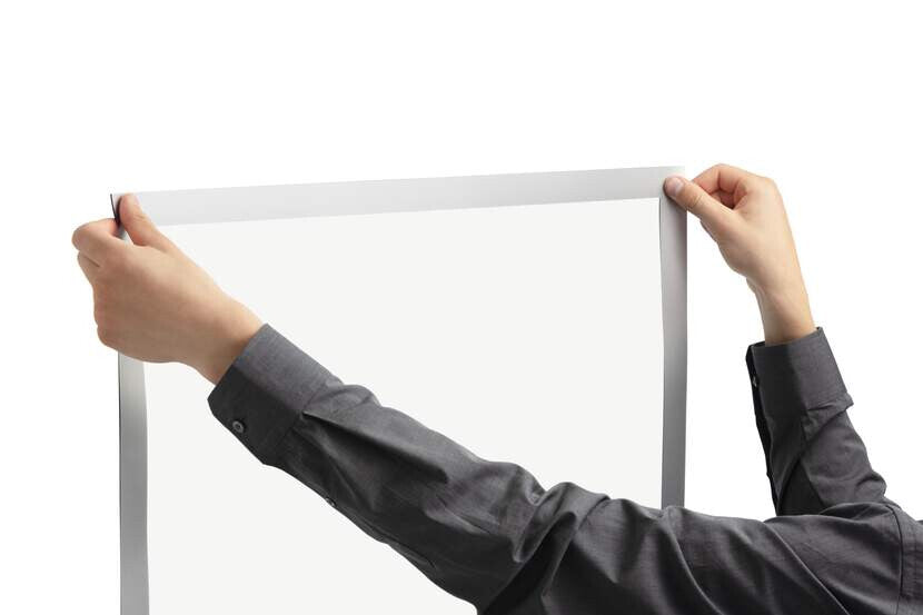 Durable DURAFRAME Sign holder Plastic Silver - image 5