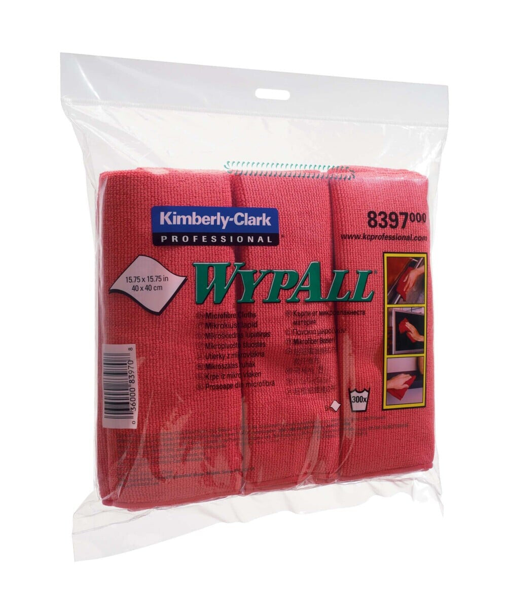 WypAll 8397 cleaning cloth Microfibre Red 6 - image 3