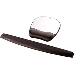 Fellowes Memory Foam Mousepad Wrist Support Black
