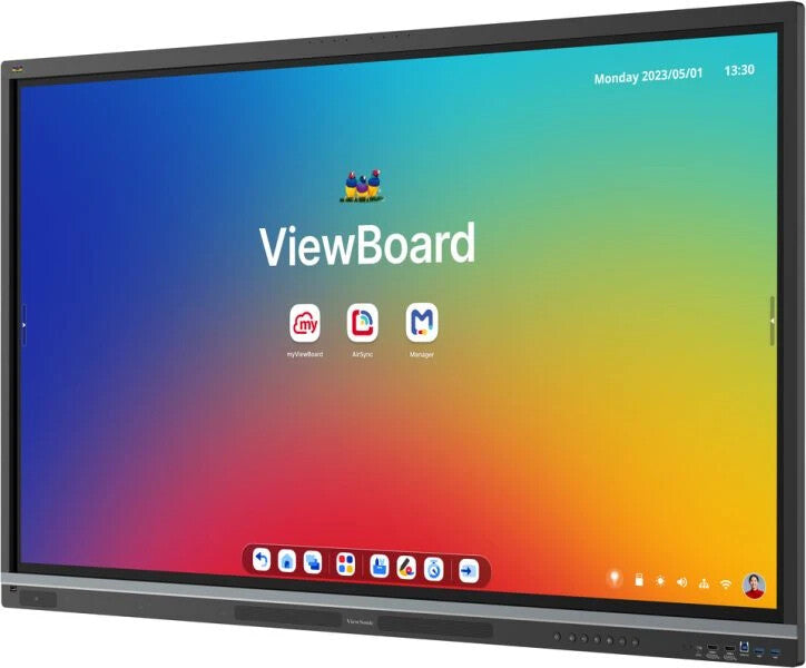 Viewsonic IFP6551 Display interactive whiteboard 165.1 cm (65") 3840 x 2160 pixels Touchscreen Black
