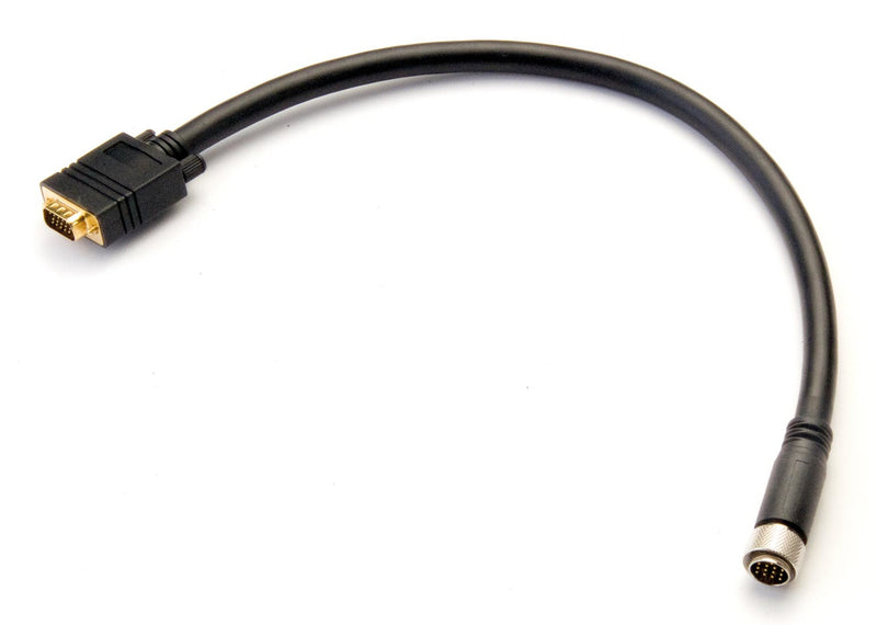 Kindermann 7484000105 video cable adapter 0.35 m VGA (D-Sub) Black