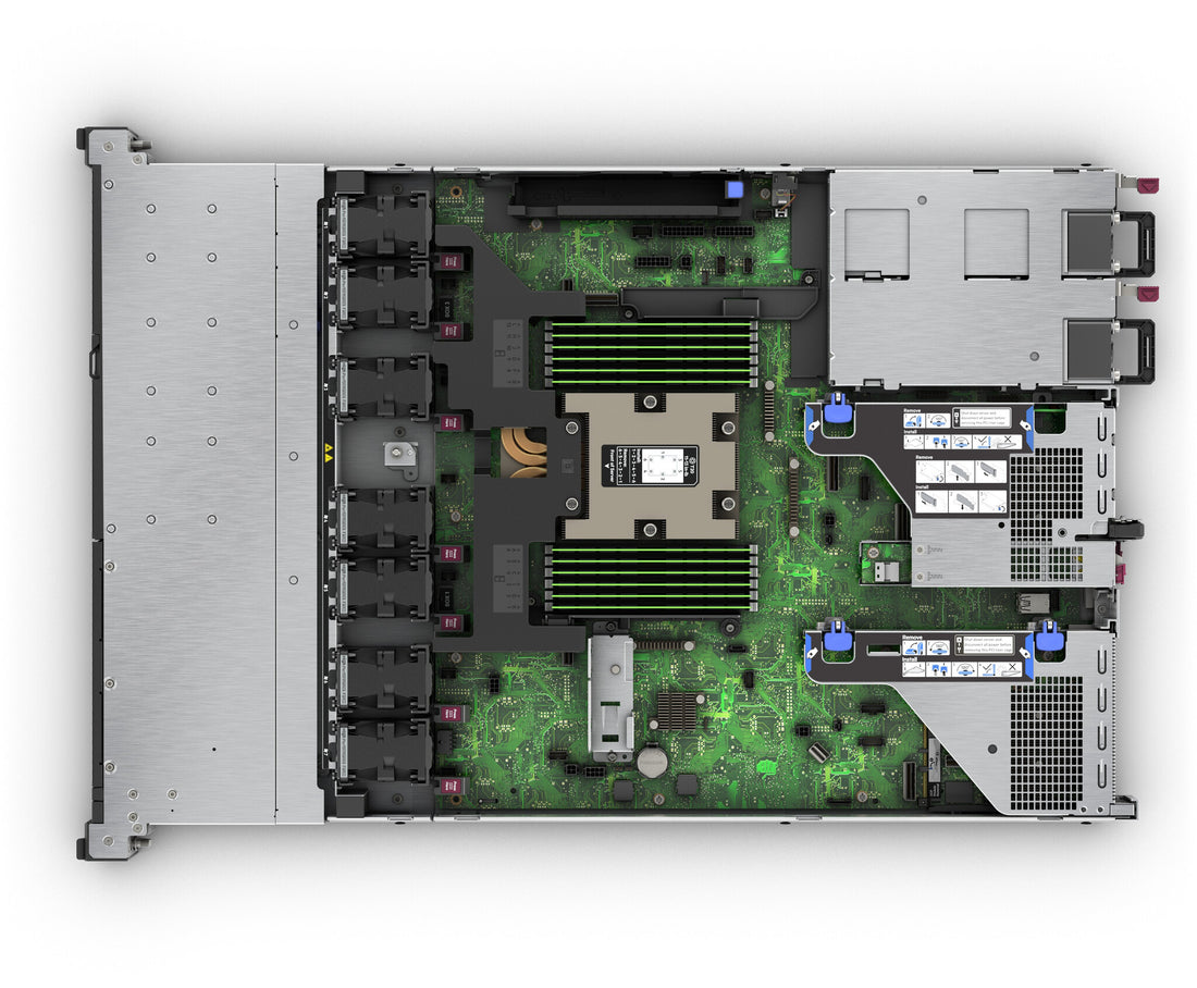 HPE ProLiant DL325 Gen11 9355P 3.55GHz 32c 1P 2x32GB-R 8SFF MR408i-o NC BCM5719 2x1000W PS EU Server - image 3