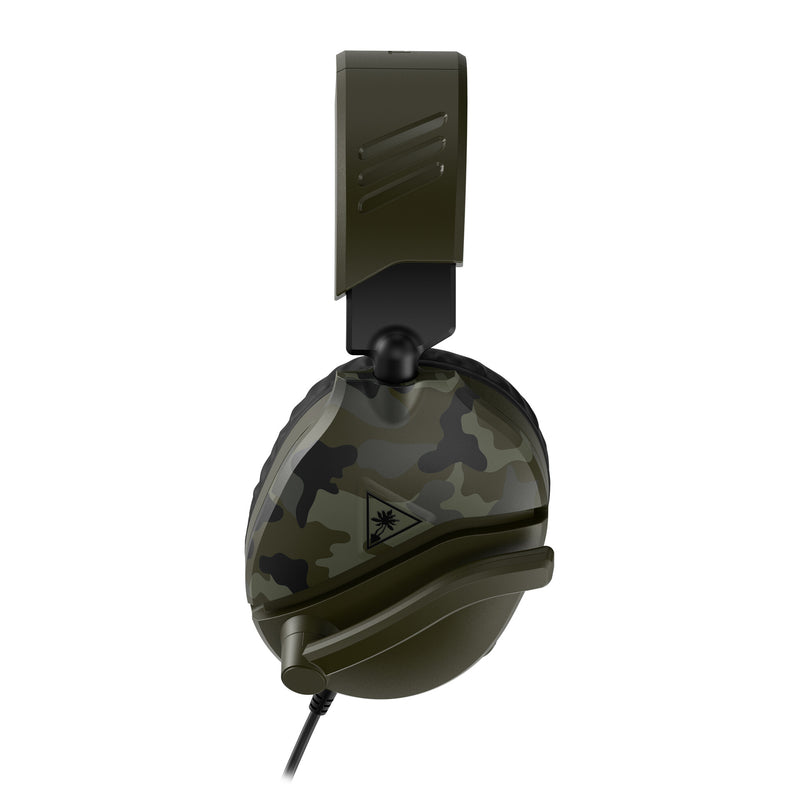 Turtle Beach Recon 70 Camo Green Wired Multiplatform Gaming Headset for PS5, PS4, Xbox Series X or S, Xbox One and Mobile with 3.5mm Wired Connection, Flip-to-Mute Mic, 40mm Speakers