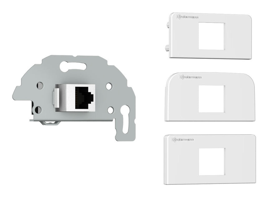 Kindermann 7456000527 socket-outlet RJ-45 White | Back to the Office