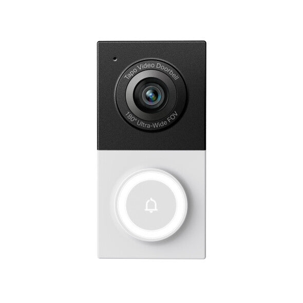 TP-Link Tapo Smart Wired Video Doorbell Black, White