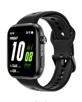 Honor InfoWear Watch 2i 4.7 cm (1.85") AMOLED 49.7 mm Digital 390 x 450 pixels Touchscreen Black