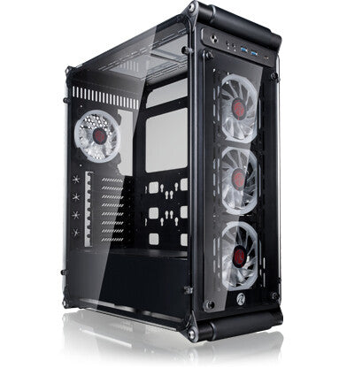 RAIJINTEK COEUS EVO TC Midi Tower Black, Transparent