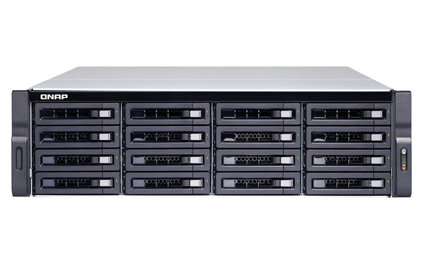 QNAP TS-1683XU-RP NAS Rack (3U) Intel® Xeon® E-2124 16 GB DDR4 128 TB HDD QNAP Turbo System Black, Grey