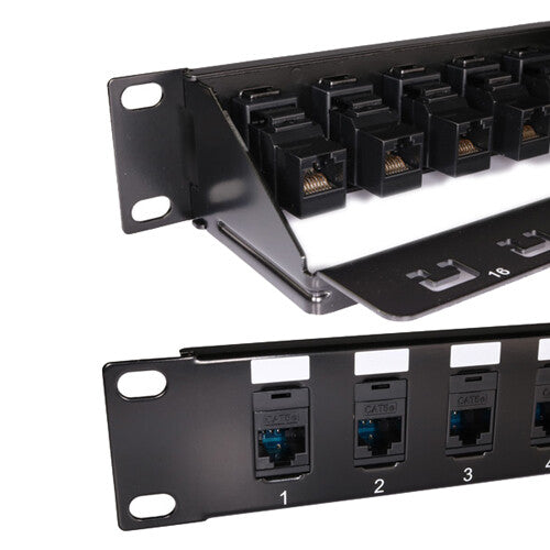 Cablenet 16 Port Cat5e UTP 1u Coupler Panel | Back to the Office
