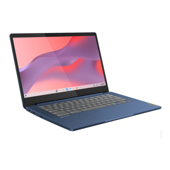 Lenovo IdeaPad Slim 3 14 inch FHD Chromebook - MediaTek Kompanio 520, 8GB RAM, 128GB eMMC, Arm Mali-G52 Graphics, ChromeOS, Abyss Blue
