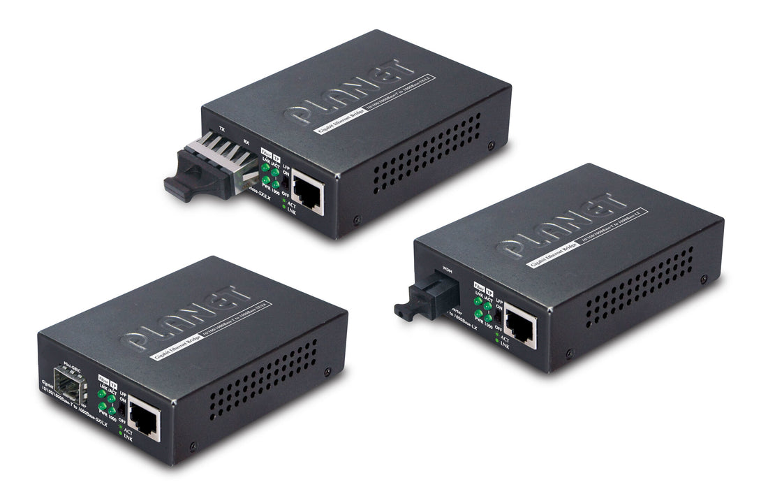 PLANET GT805A network media converter 1000 Mbit/s 0 nm Multi-mode Black - image 2