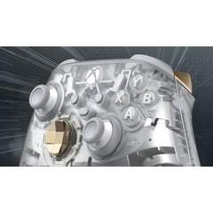 Microsoft Ghost Cipher Gold, Light grey, Transparent Bluetooth/USB Gamepad Analogue / Digital Android, PC, Xbox One, Xbox Series S, Xbox Series X, iOS