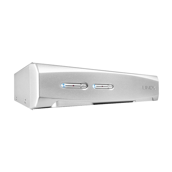 Lindy 2 Port DVI-I Dual Link, USB 2.0 and Audio KVM Switch Pro