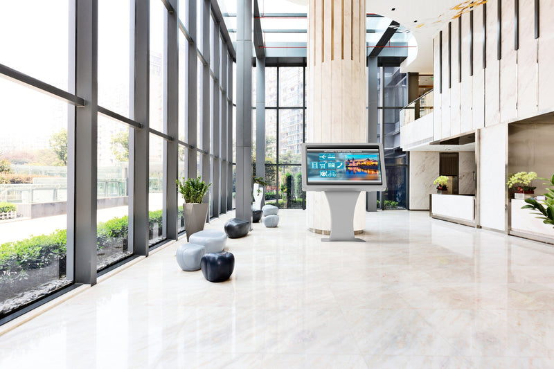 Peerless KILH549-S-EUK monitor mount / stand 124.5 cm (49") Floor Grey