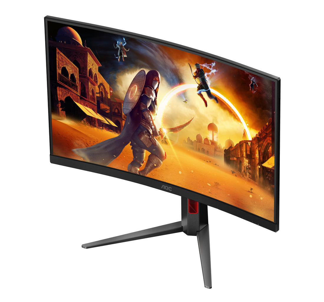 AOC G4 CQ27G4Z2P computer monitor 27" 2560 x 1440 pixels Quad HD LCD Black, Red - image 11