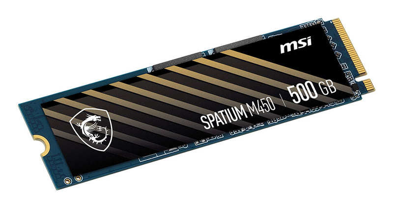 MSI Spatium M450 PCIe 4.0 NVMe M.2 500GB PCI Express 4.0 3D NAND