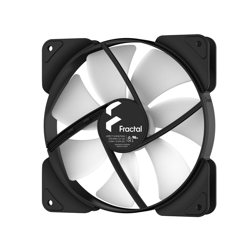 Fractal Design Aspect 14 RGB PWM Computer case Fan 14 cm Black 3 pc(s)