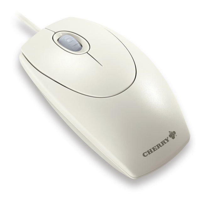 CHERRY WHEELMOUSE OPTICAL Corded Mouse, Light Grey, PS2/USB | Back to ...