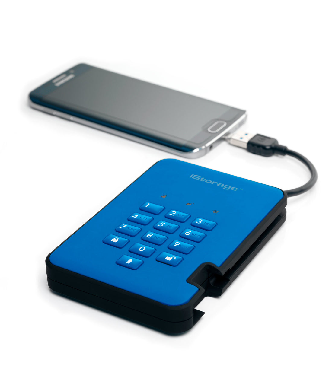 iStorage diskAshur² HDD 1TB Blue | Secure Portable Hard Drive |AES-XTS 256-bit Hardware Encryption | PIN - image 7