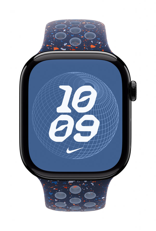 Apple Nike Sport Band Blue Aluminium, Fluoroelastomer