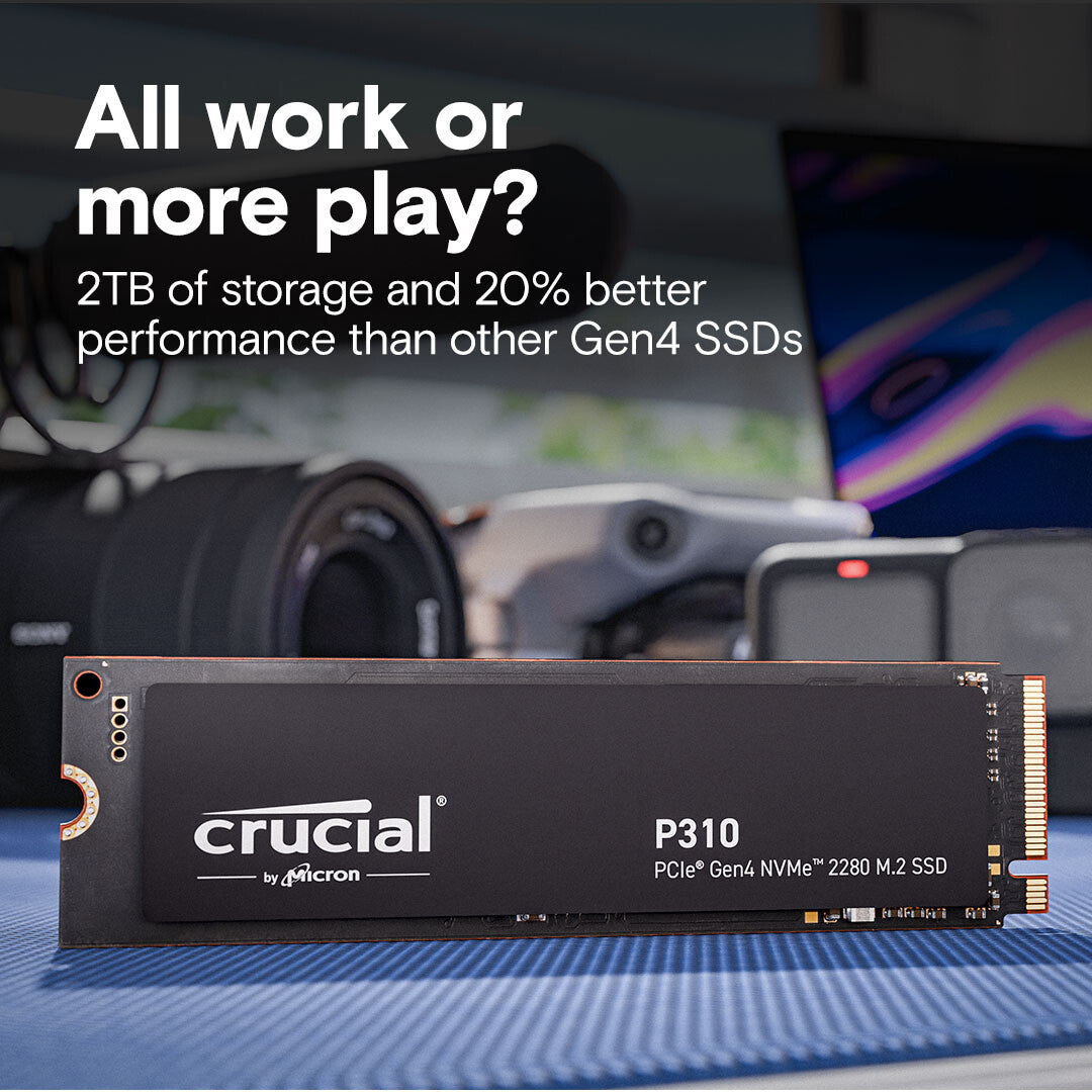 Crucial P310 2 TB M.2 PCI Express 4.0 NVMe