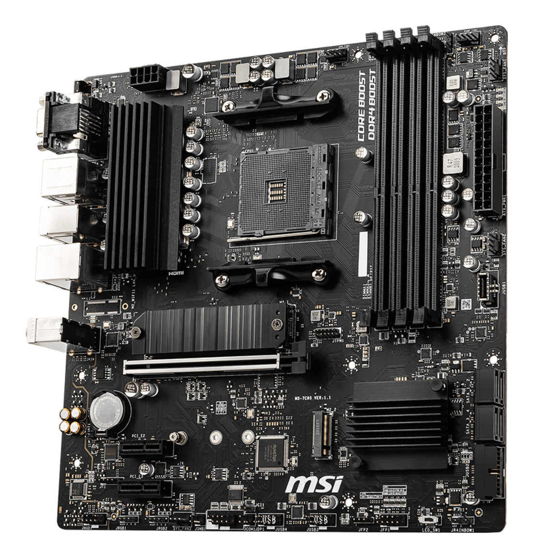 MSI B550M PRO-VDH motherboard AMD B550 Socket AM4 micro ATX - image 3