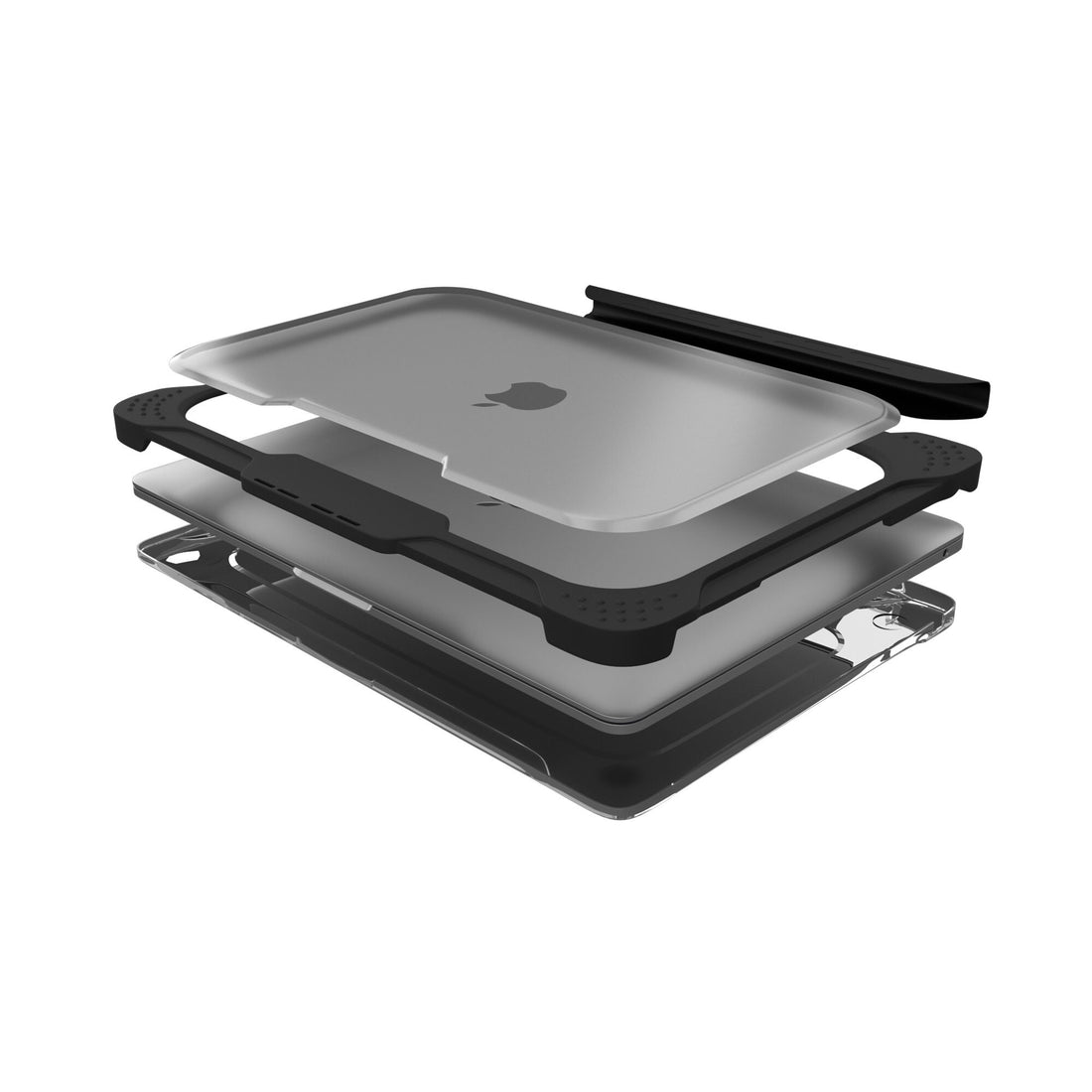 Origin Storage AP-ESL-MBP-14M-BCLR laptop case 14" Hardshell case Black, Transparent - image 10