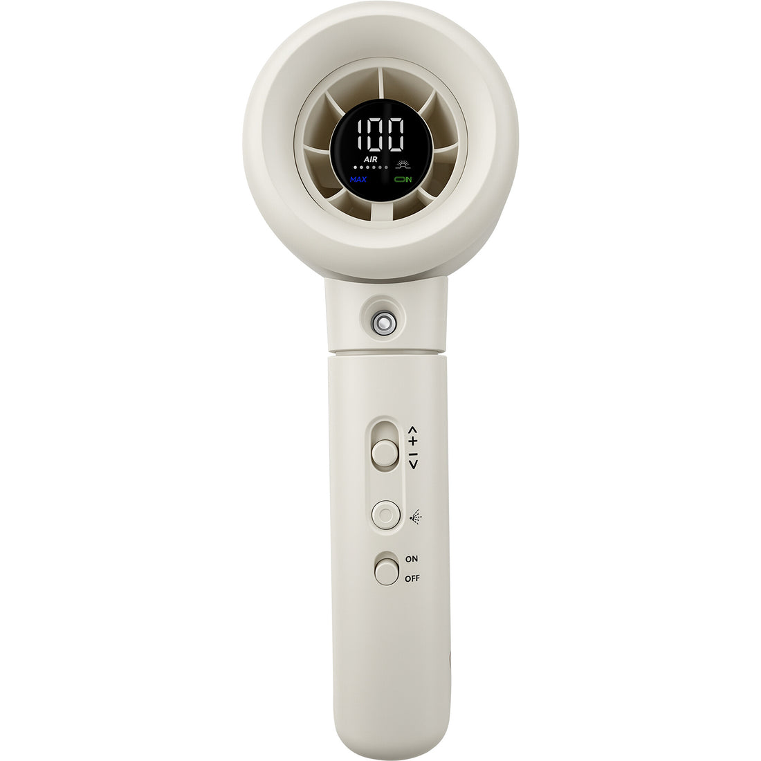 Verbatim Cool 'n' Go Aqua Breeze Handheld Fan, Portable Cooling with Refreshing Mist Spray - White/Silver - image 2
