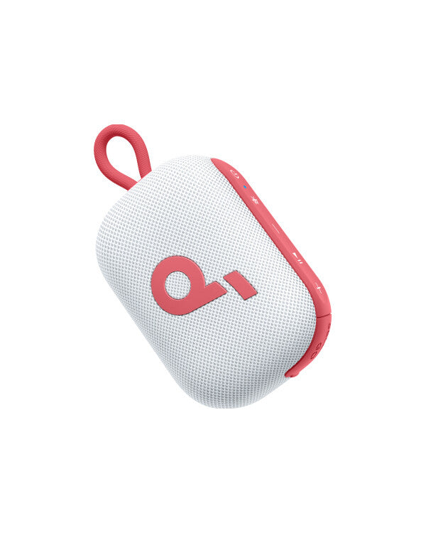 Soundcore Select 4 Go, Ultra Portable Bluetooth Speaker - White & Red