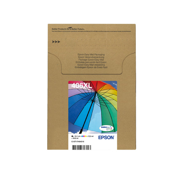 Epson Multipack 4-colour 406XL Umbrella DURABrite Ultra EasyMail Ink