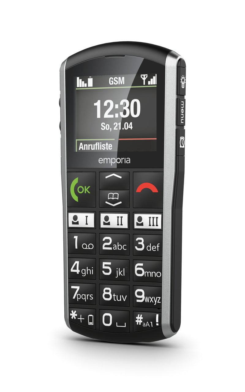 Emporia emporiaSIMPLICITY 5.08 cm (2") 90 g Black, Silver Feature phone