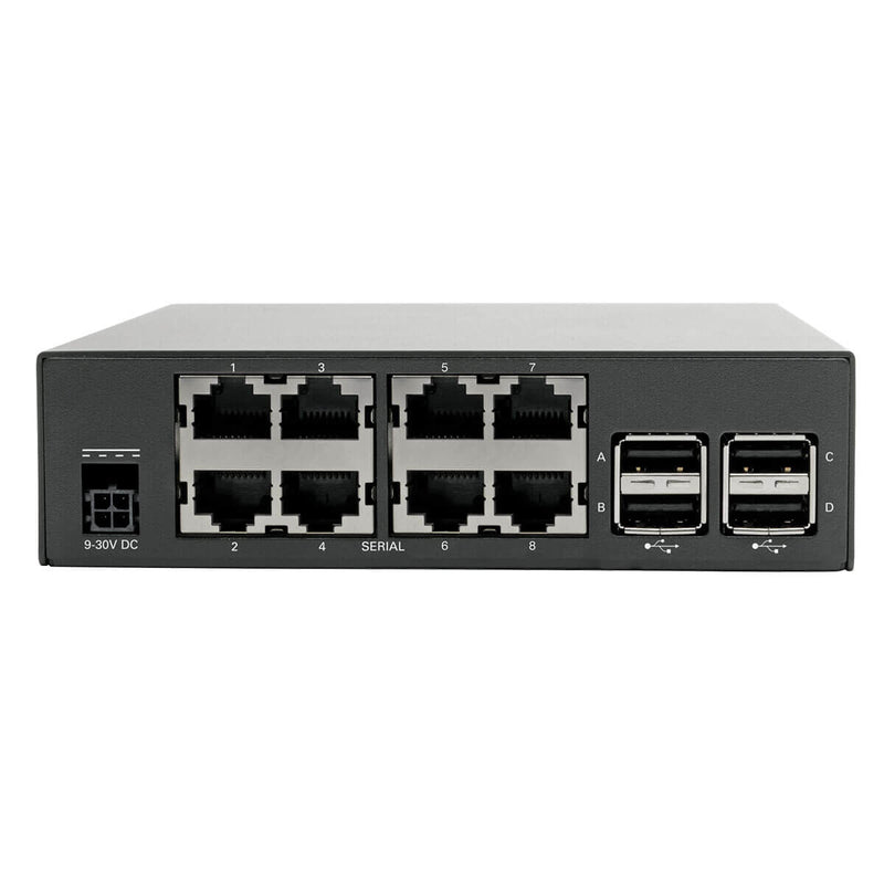 Tripp Lite B093-008-2E4U 8-Port Console Server with Dual GbE NIC, 4Gb Flash and 4 USB Ports