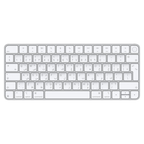 Apple Magic Keyboard with Touch ID for Mac models with silicon (USB–C) - Arabic