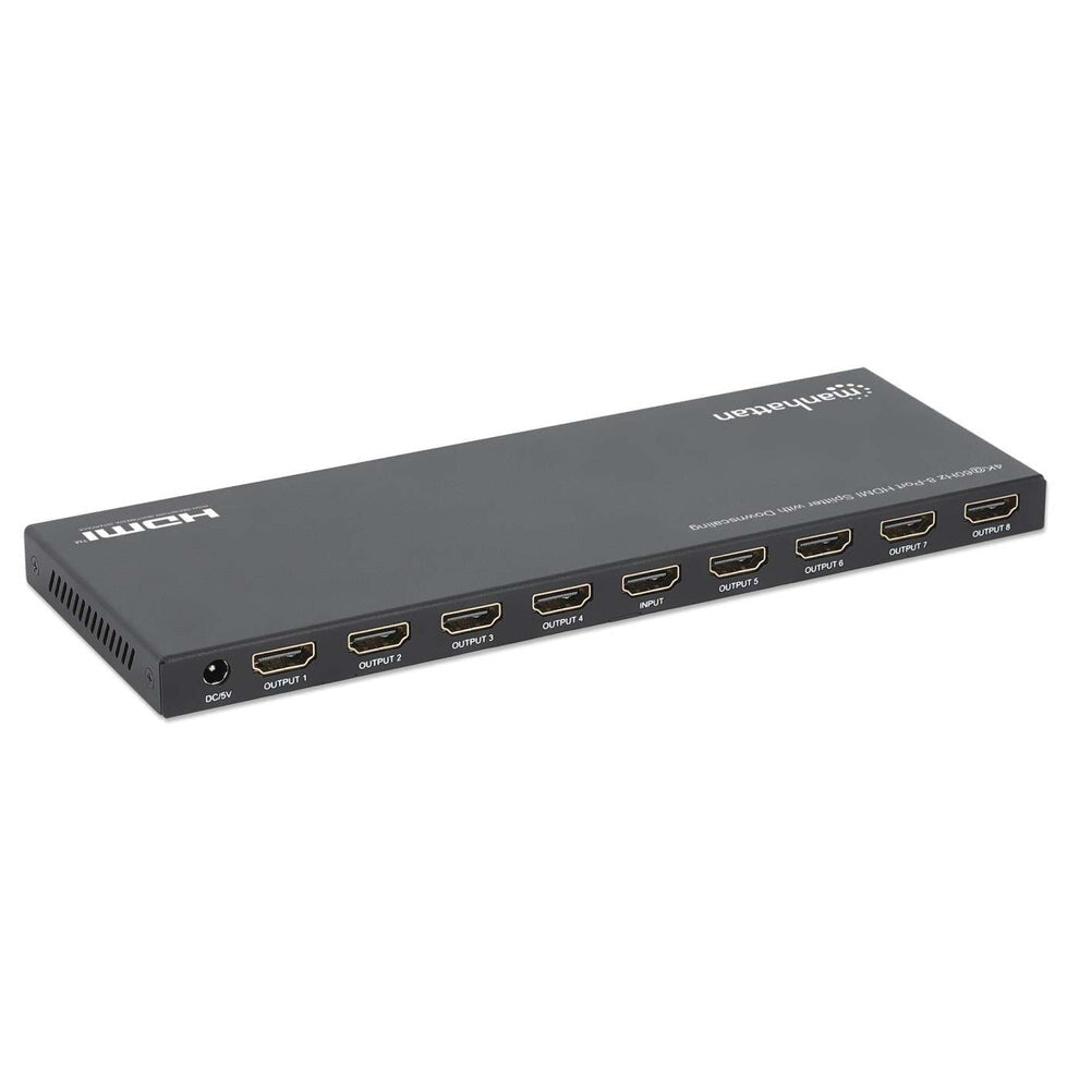Manhattan 4K@60Hz 8-Port HDMI Splitter with Downscaling, Splits One HDMI Input to Eight HDMI Outputs (1x8) - image 3
