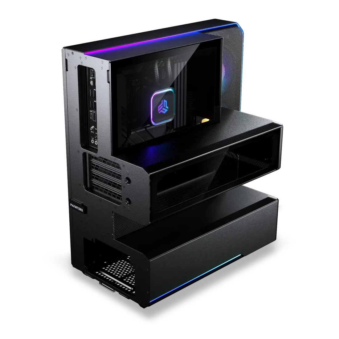 Phanteks EX5 PLUS Mid Tower Chamber Case with 360 AIO - Satin Black