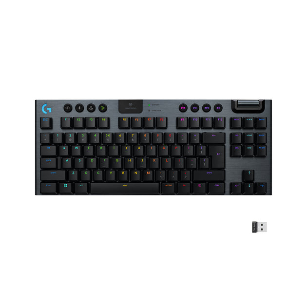Logitech G G915 TKL Tenkeyless LIGHTSPEED Wireless RGB Mechanical Gami ...