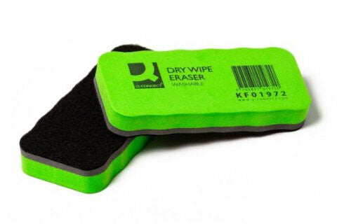 Q-CONNECT KF01972 interactive whiteboard accessory Eraser Black, Green