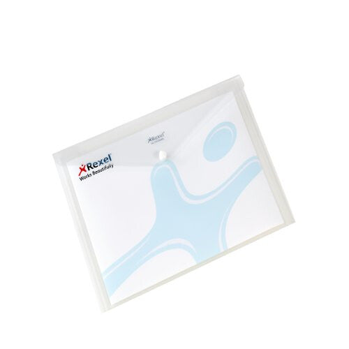 Rexel Popper Wallet A4 White (5) - image 2